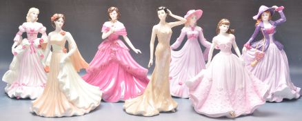 LARGE COLLECTION OF LATE 20TH CENTURY COALPORT CLASSIC ELEGANCE FIGURES.