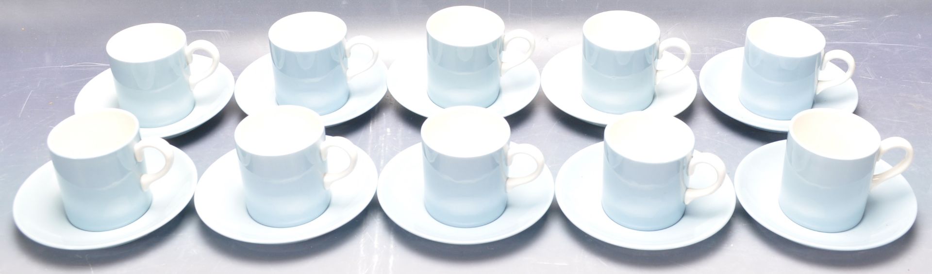 WEDGWOOD SUMMER SKY PATTERN TEN PERSON COFFEE SERVICE - Image 2 of 7