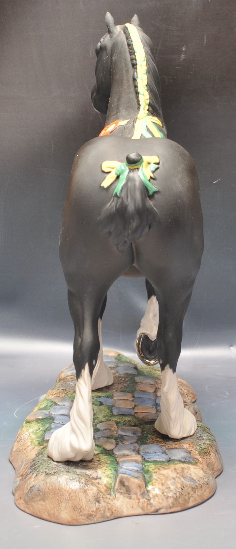 ROYAL DOULTON CHAMPION SHIRE HORSE FIGURINE, DA237. - Image 2 of 5