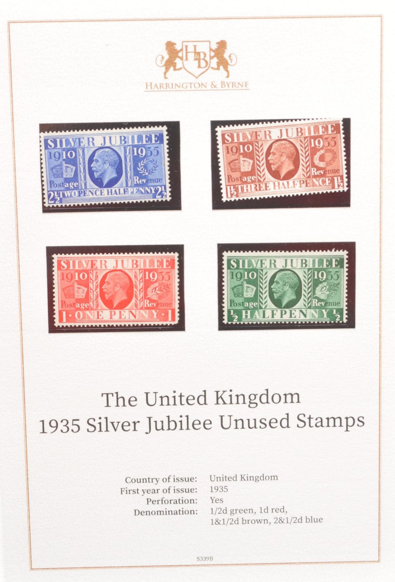 STAMPS - HARRINGTON & BYRNE PRESENTATION ALBUMS - Image 3 of 6