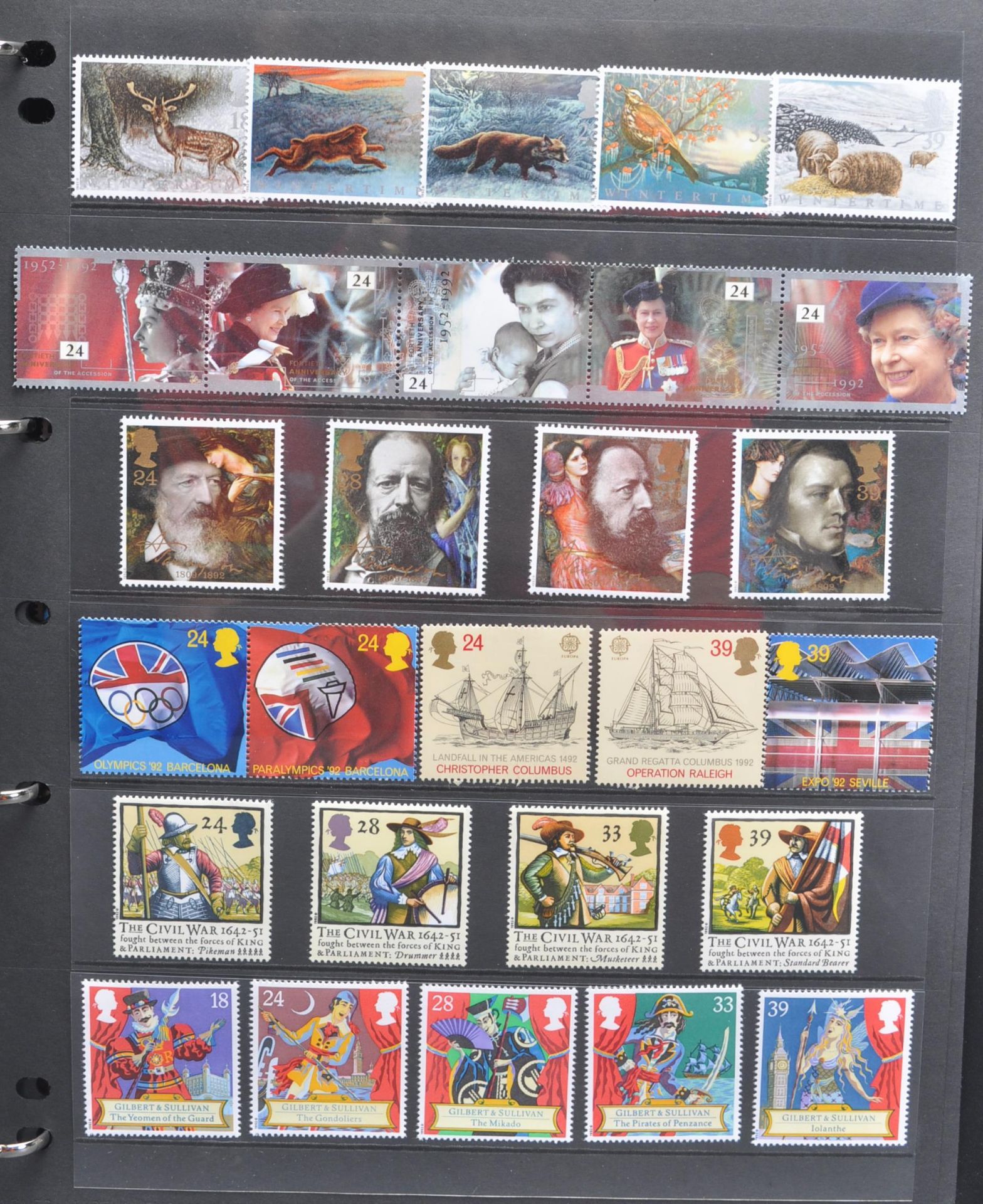 STAMPS - UNUSED DECIMAL COMMEMORATIVES COLLECTION - Image 3 of 14