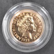 2009 ELIZABETH II 22CT GOLD SOVEREIGN COIN