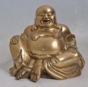 VINTAGE 20TH CENTURY BRASS BUDDHA