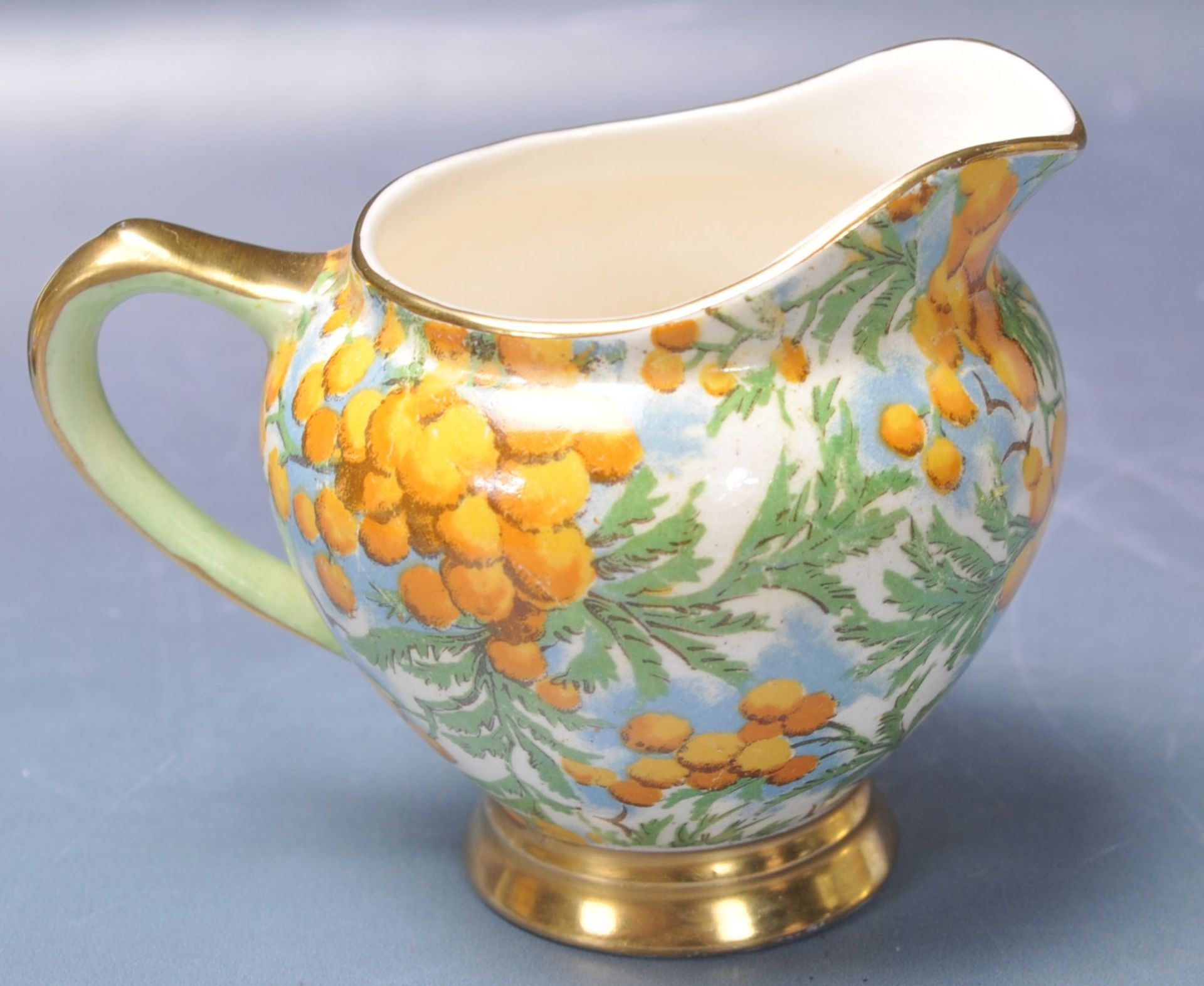 EARLY 20TH CENTURY 1930S GOLDEN WATTLE TEA SERVICE - Image 6 of 10