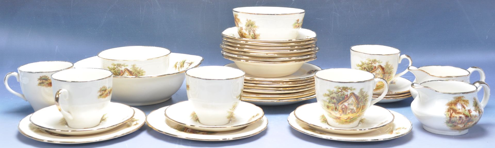 VINTAGE 2OTH CENTURY ALFRED MEAKIN AND SONS TEA SERVICE
