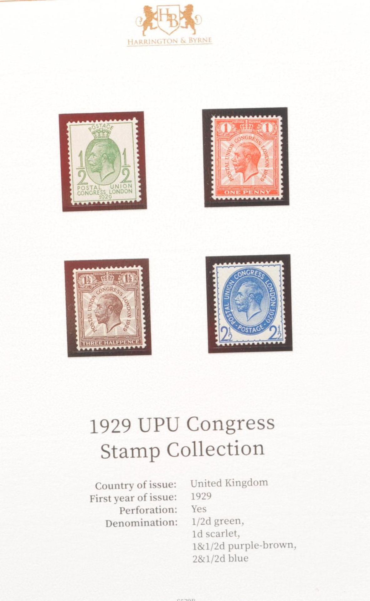 STAMPS - HARRINGTON & BYRNE PRESENTATION ALBUMS - Image 5 of 6