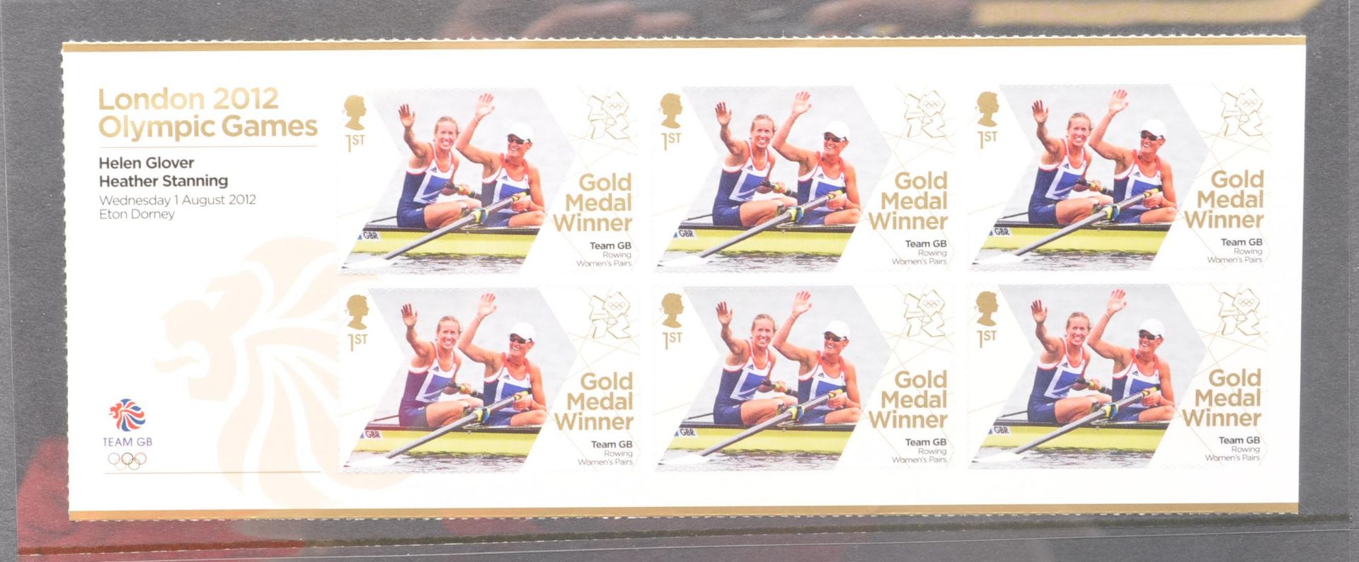 STAMPS - LONDON 2012 TEAM GB GOLD MEDAL WINNERS STAMP COLLECTION - Image 2 of 11