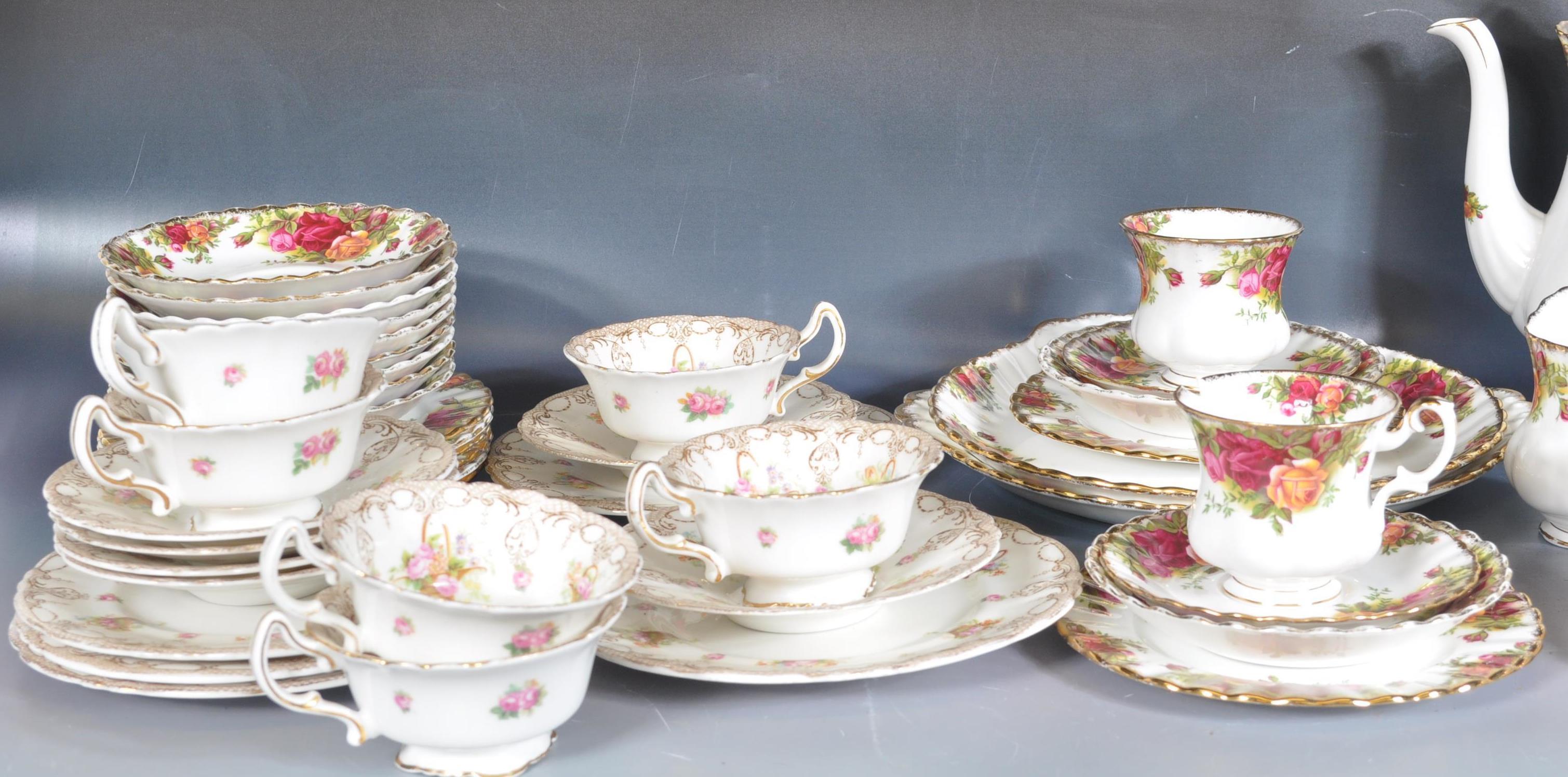 ROYAL ALBERT OLD COUNTRY ROSES TEA SERVICE & DOULTON - Image 3 of 7