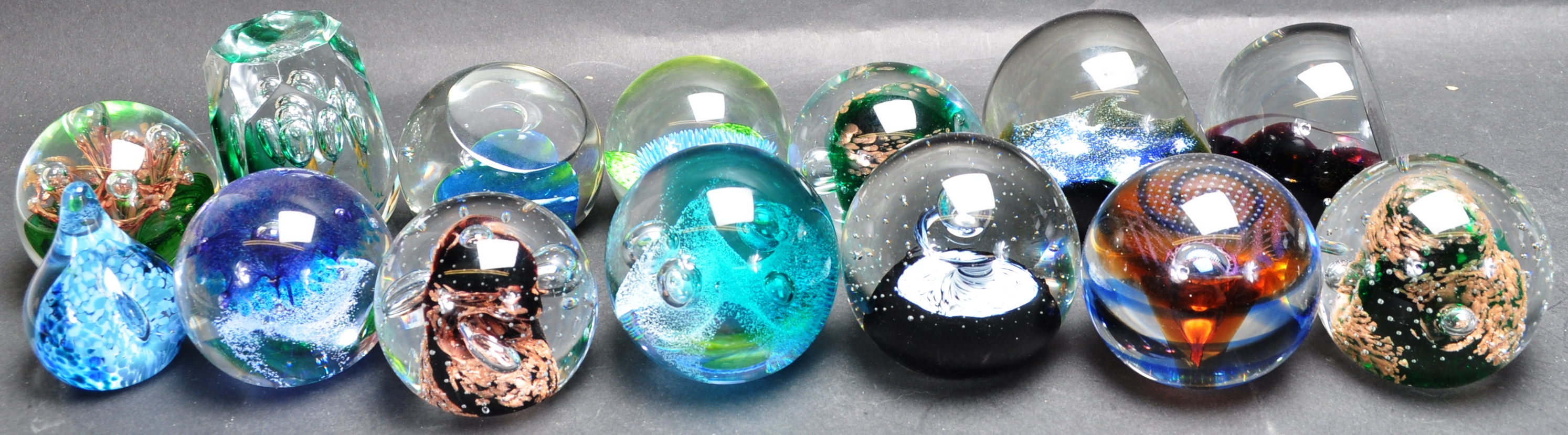 COLLECTION OF 20TH CENTURY CAITHNESS PAPERWEIGHTS. - Image 3 of 6