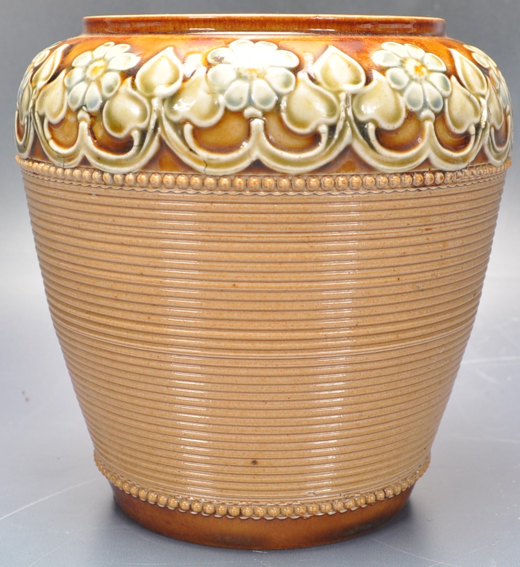 ROYAL DOULTON LAMBETH VASE OF TAPERED FORM - Image 3 of 6