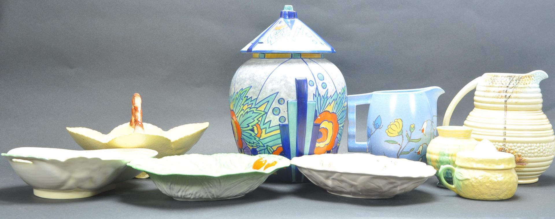 COLLECTION OF EARLY 20TH CENTURY ART DECO CERAMICS