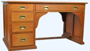 20TH CENTURY VICTORIAN STYLE CAMPAIGN DESK