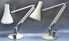 TWO ANGLEPOISE DESK LAMPS MODEL 90