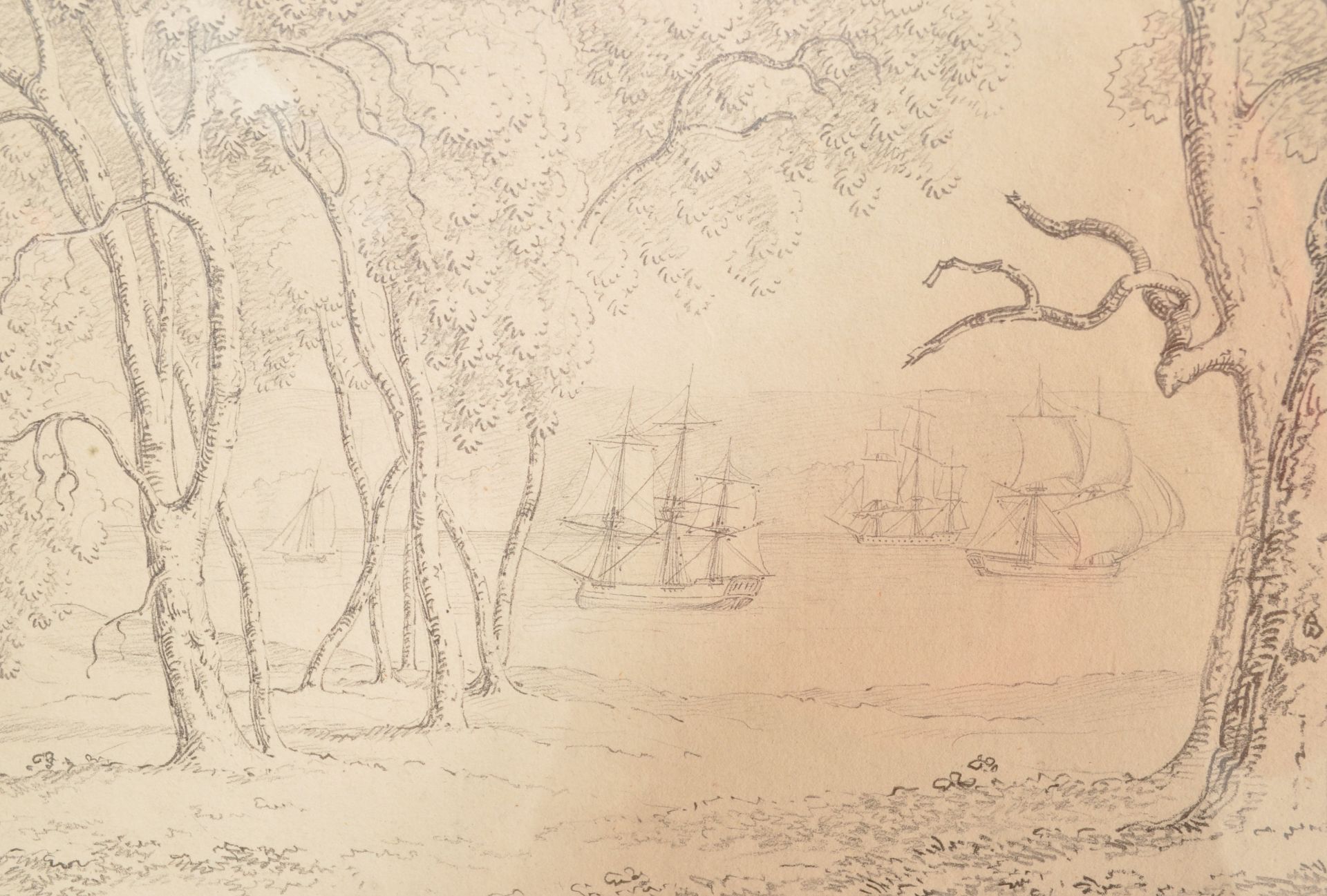 L M MCCULLOCH MOUNT EDGCUMBE PENCIL SKETCHES - Image 11 of 11