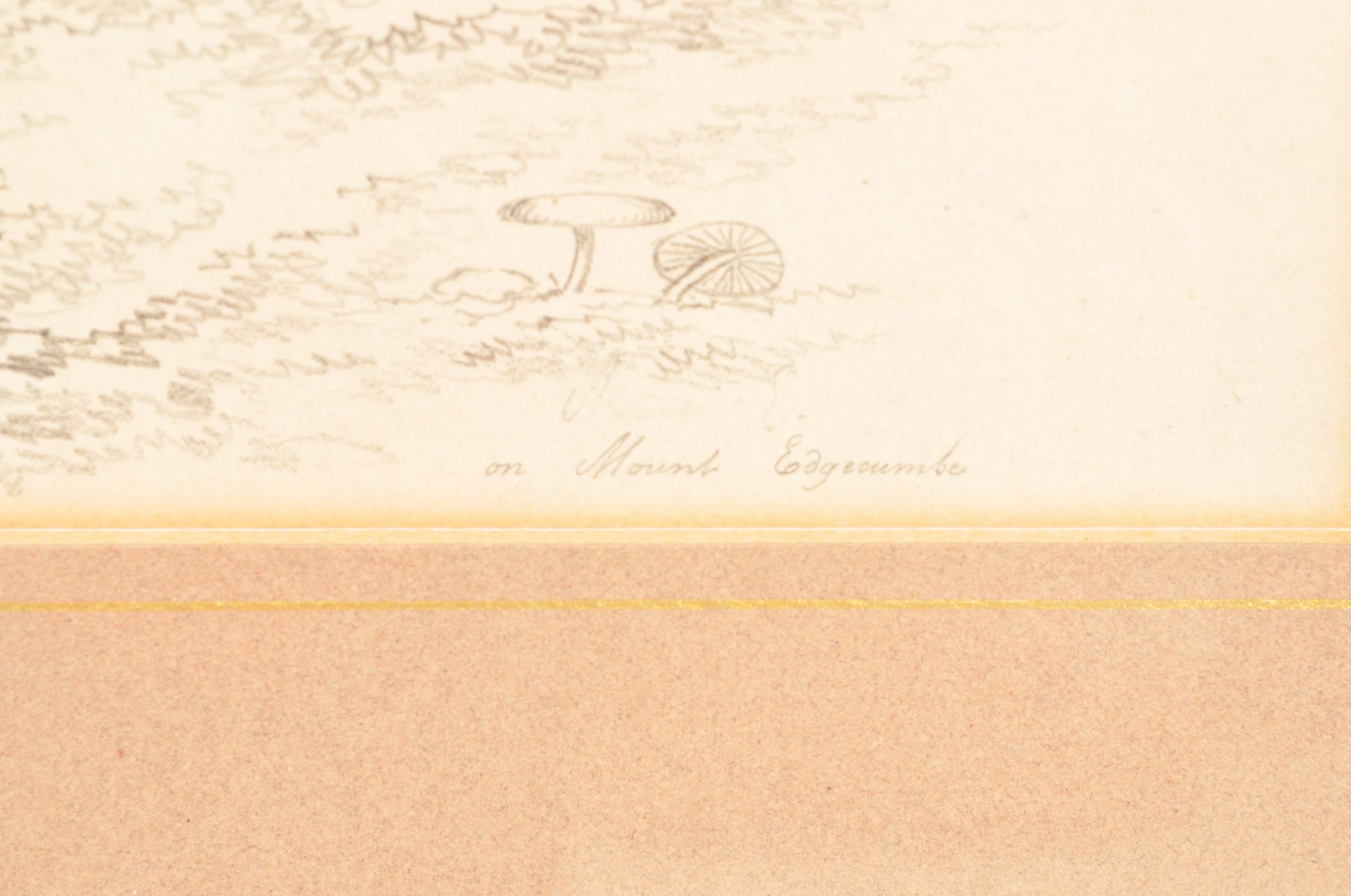 L M MCCULLOCH MOUNT EDGCUMBE PENCIL SKETCHES - Image 6 of 11