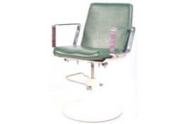 MID CENTURY INDUSTRIAL / MEDICAL ADJUSTABLE ARMCHAIR