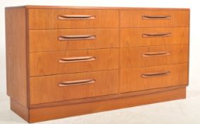 VICTOR B WILKINS - G PLAN - FRESCO RANGE - DOUBLE CHEST OF DRAWERS