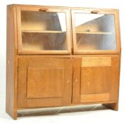 MID 20TH CENTURY DISPLAY CABINET/ BOOKCASE