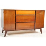 MID 20TH CENTURY TEAK WOOD VENEER SIDEBOARD CREDENZA