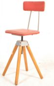 1960’S FACTORY INDUSTRIAL MACHINISTS ADJUSTABLE CHAIR