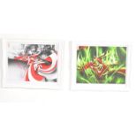 PAIR OF BRISTOL URBAN ART GRAFFITI PRINTS AFTER ZASE.