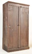 19TH CENTURY VICTORIAN PAINTED PINE CUPBOARD