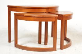 1970’S TEAK WOOD DANISH INSPIRED NEST OF TABLES