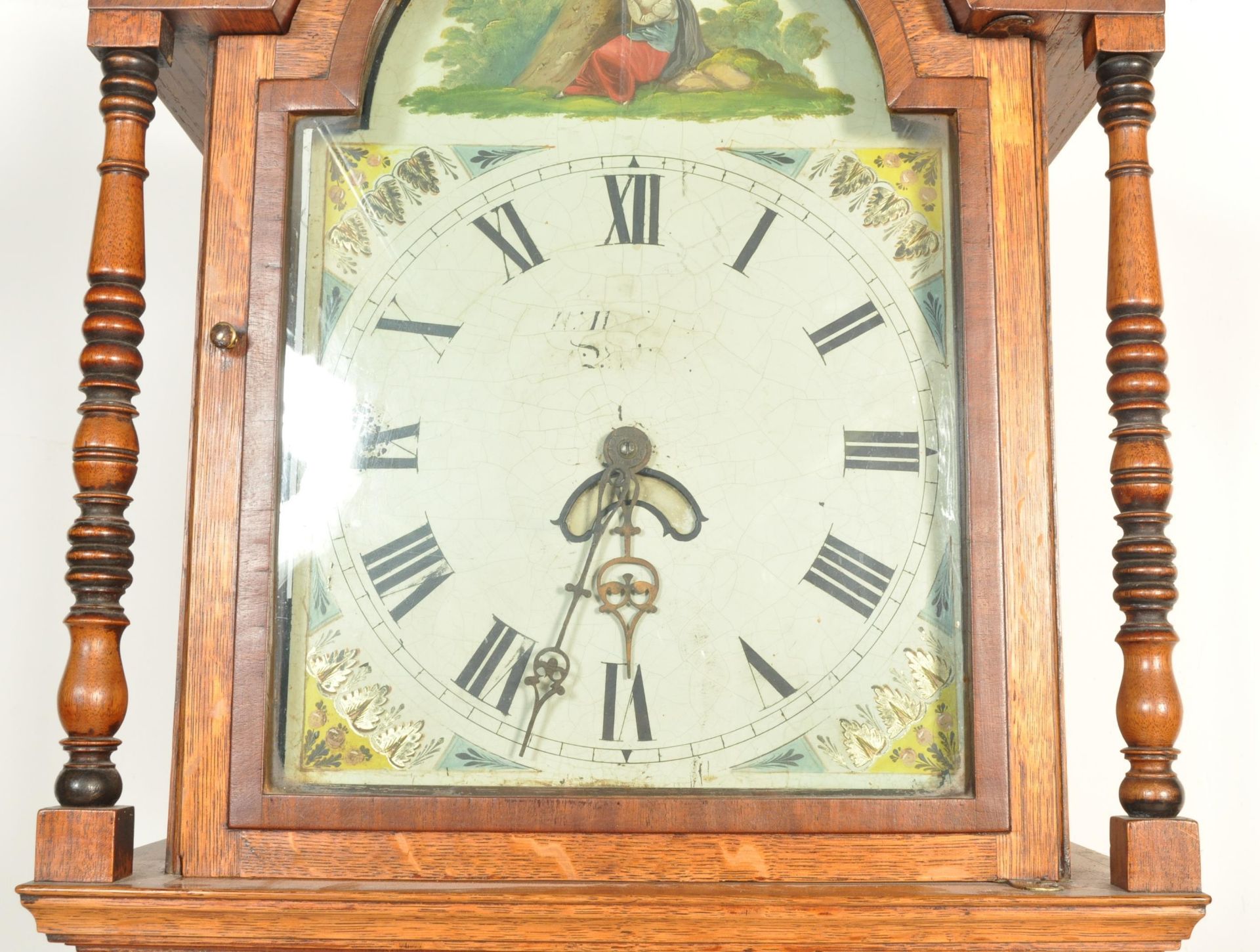 19TH CENTURY VICTORIAN LONGCASE CASE - Image 3 of 6