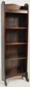 1920S ARTS AND CRAFT OAK UPRIGHT BOOKCASE