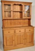 VICTORIAN REVIVAL 20TH CENTURY COUNTRY PINE DRESSER