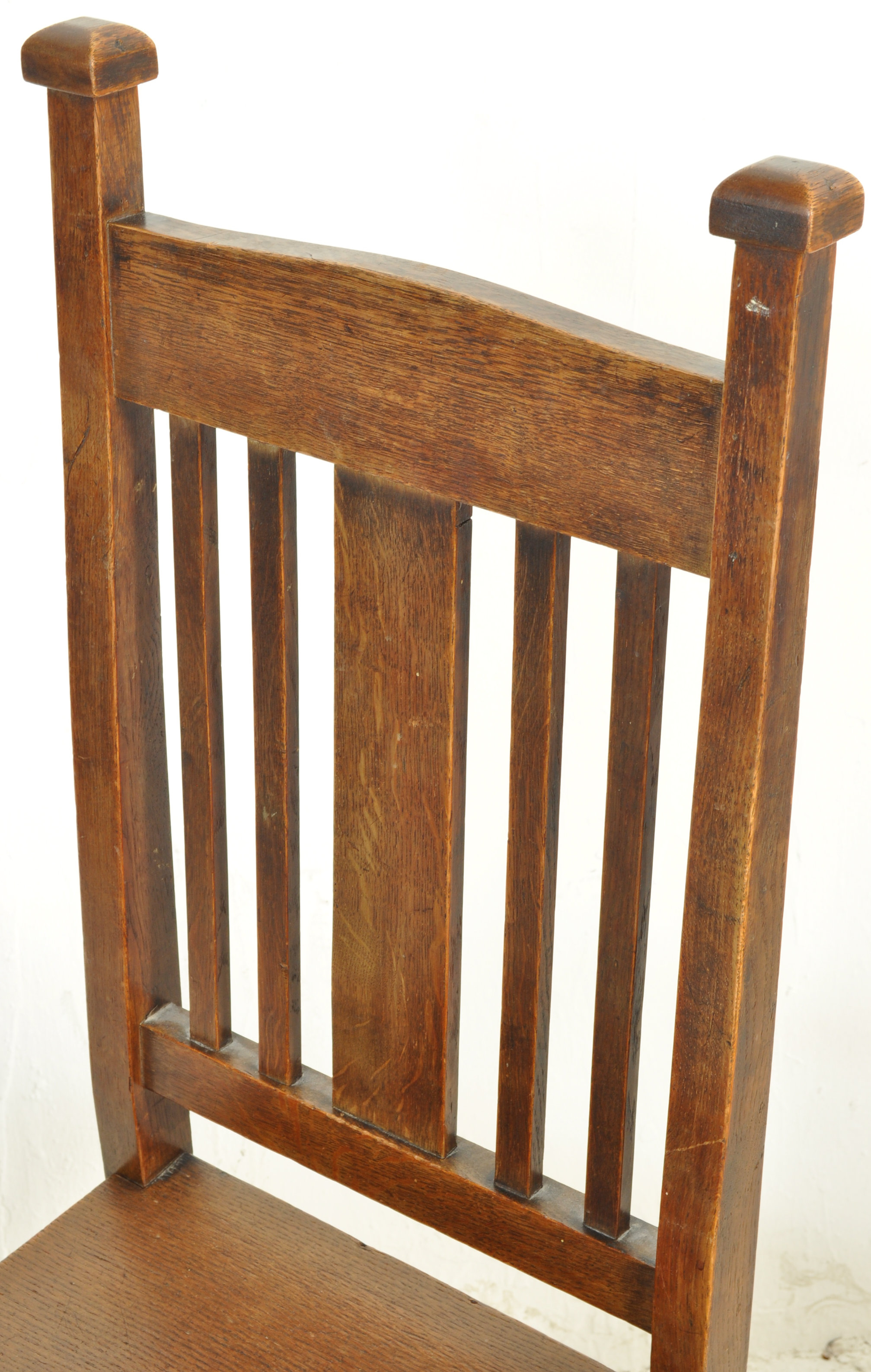 1930’S OAK SCHOOL DESK AND CHAIR - Image 4 of 6