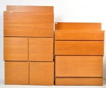 20TH CENTURY CIRCA 1970'S TAPLEY TEAK MODULAR WALL SYSTEM