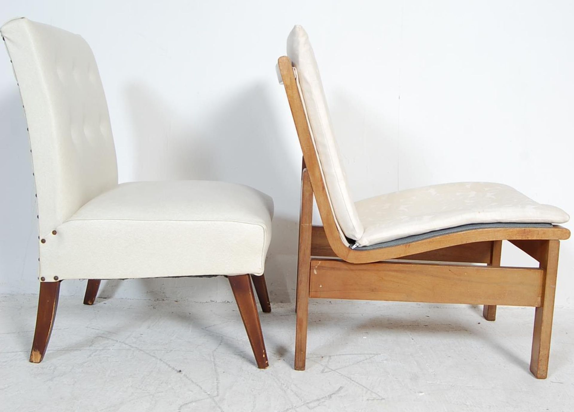 20TH CENTURY DANISH INSPIRED BEDROOM CHAIR - Image 2 of 5