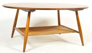 1960’S BEECH AND ELM COFFEE TABLE BY ERCOL MODEL 454