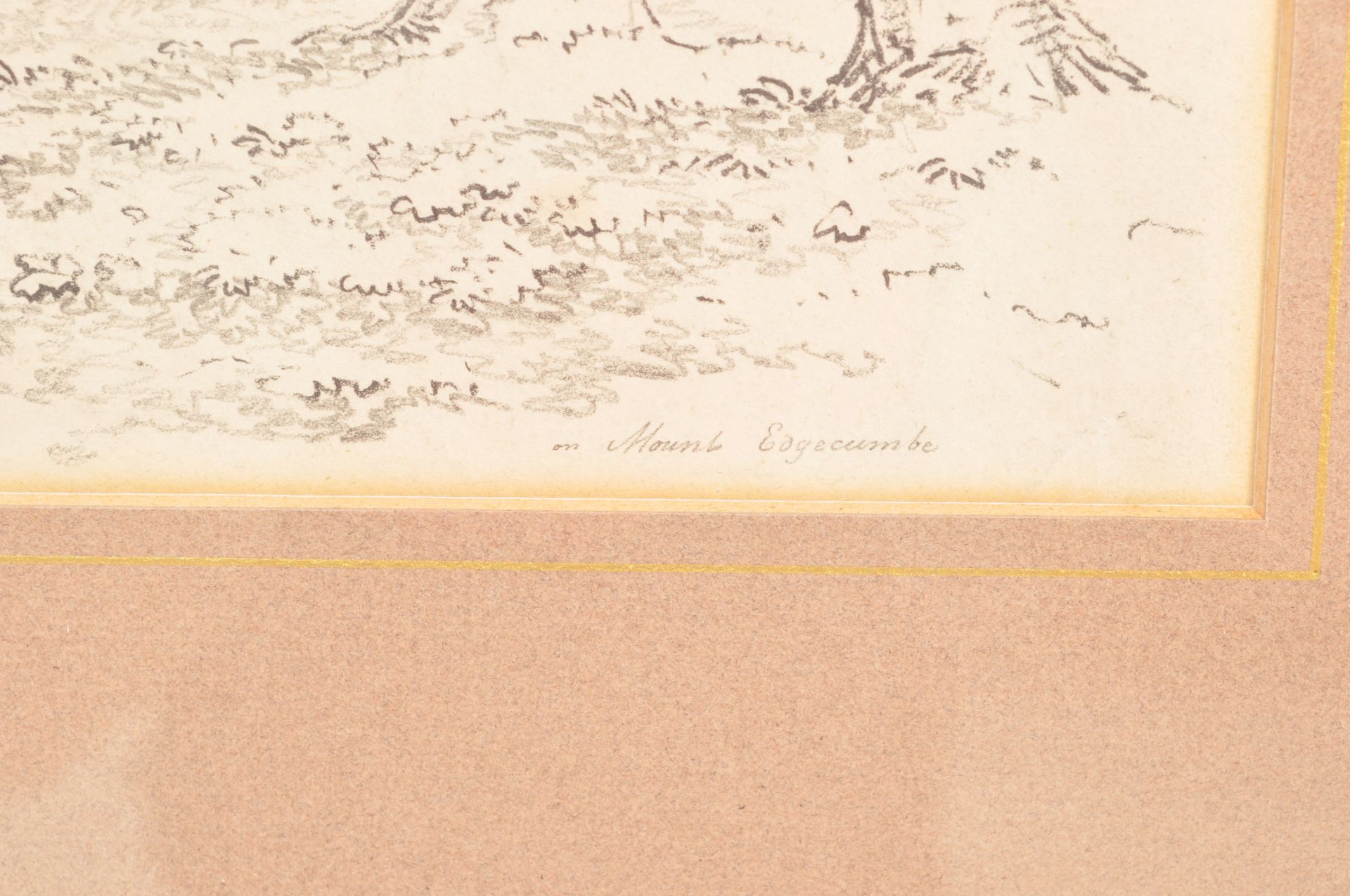 L M MCCULLOCH MOUNT EDGCUMBE PENCIL SKETCHES - Image 9 of 11