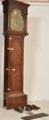 GEORGE III WALNUT LONG CASE GRANDFATHER CLOCK BY THOMAS MOORE IPSWICH