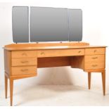 MID 20TH CENTURY ALFRED COX TEAK WOOD DRESSING TABLE