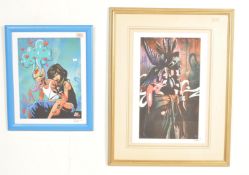 PAIR OF BRISTOL URBAN GRAFFITI ART PRINTS AFTER SPZERO76