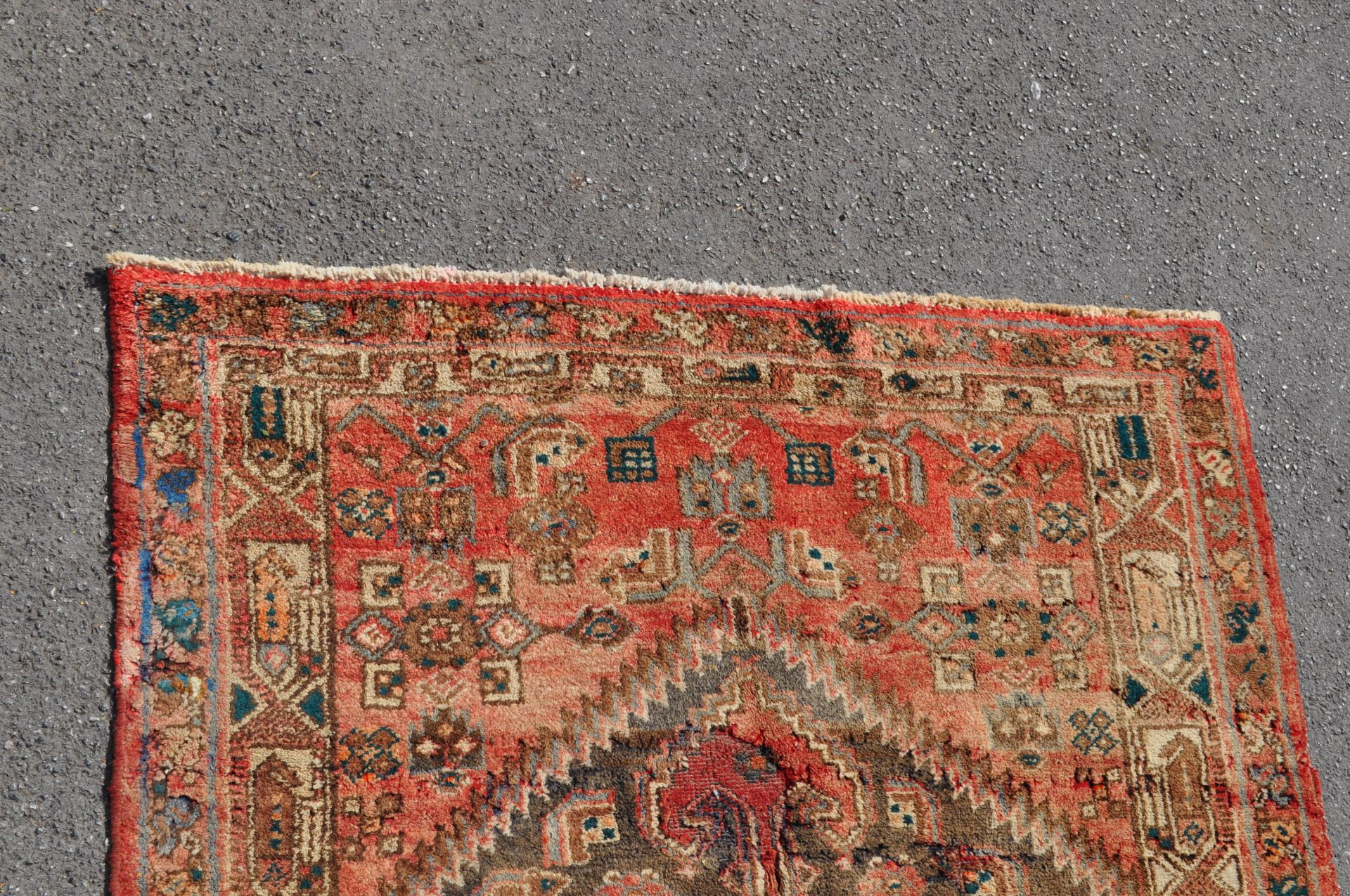 19TH CENTURY PERSIAN ISLAMIC MALAYER CARPET RUG - Bild 4 aus 7