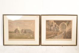 AFTER F P BARRAUD CLIFTON COLLEGE ETCHINGS