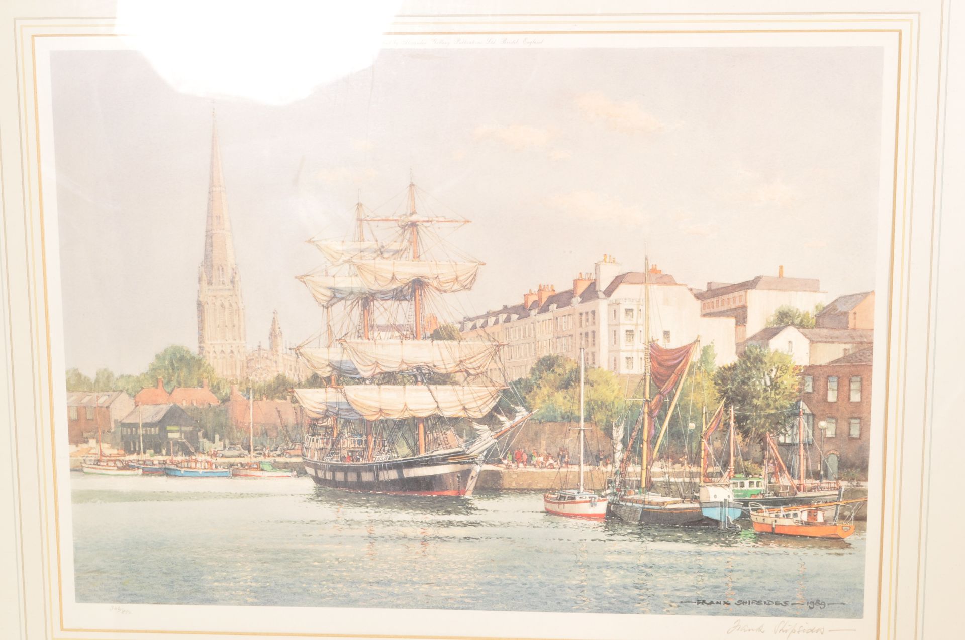 AFTER FRANK SHIPSIDES - A GROUP OF THREE 20TH CENTURY MARITIME PRINTS. - Image 5 of 7