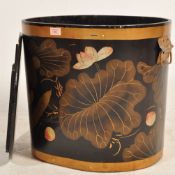 20TH CENTURY CHINESE BLACK LACQUERED CASKET BOX