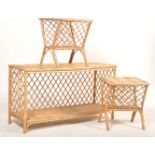 20TH CENTURY BAMBOO OCCASIONAL FURNITURE