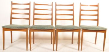 SET OF FOUR RETRO VINTAGE 20TH CENTURY DINING CHAIRS