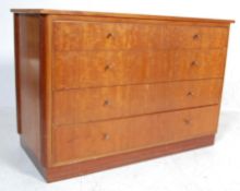 MID 20TH CENTURY WALNUT CHEST OF DRAWERS
