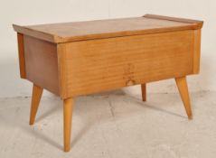 RETRO VINTAGE 1970S TEAK WOOD SEWING BOX