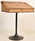 20TH CENTURY PINE SCHOOL DESK