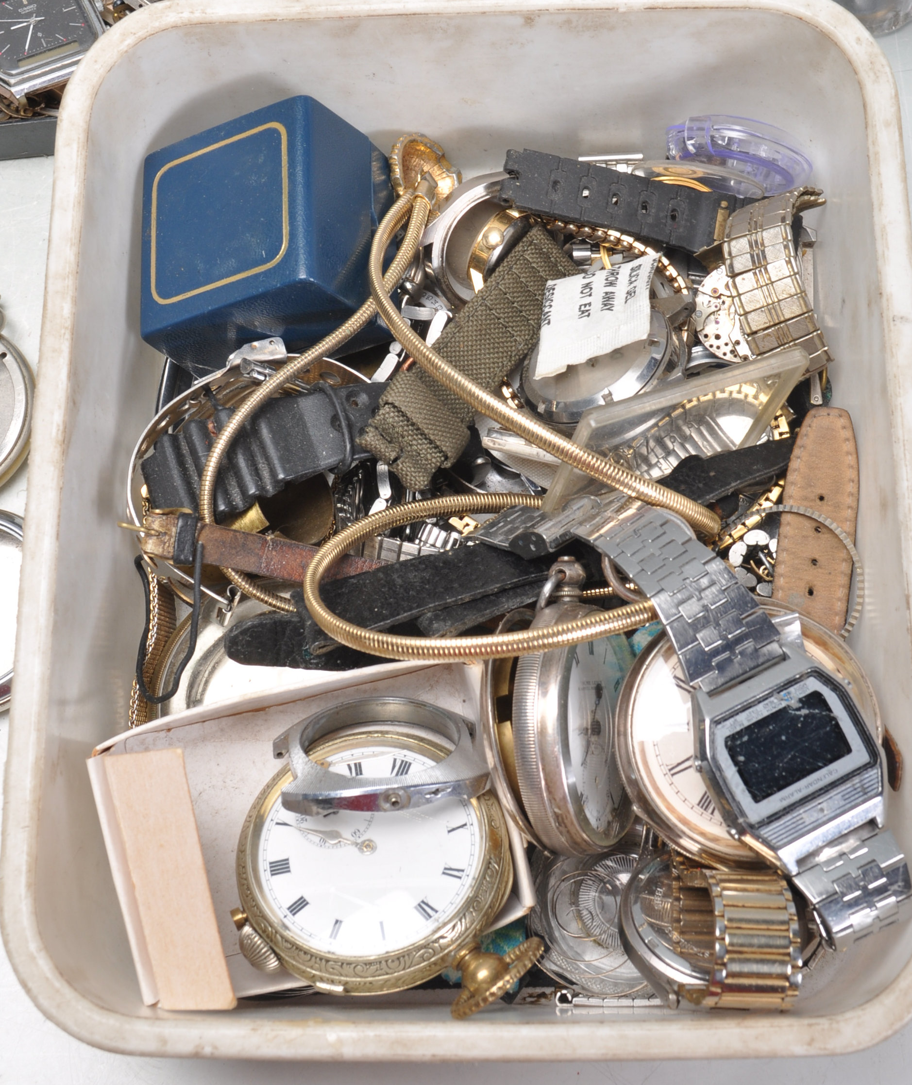 LARGE COLLECTION OF VARIOUS WATCH PARTS AND SPARES - Image 2 of 8