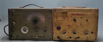 TWO MID CENTURY ADVANCE SIGNAL GENERATOR