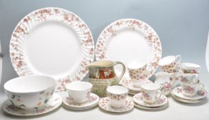 COLLECTION OF VINTAGE 20TH CENTURY BONE CHINA